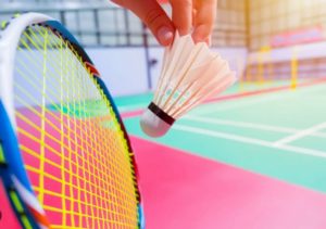 Les différents composants d'une raquette de badminton